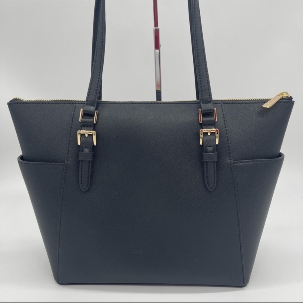 Michael Kors Charlotte Tote Bag Black - Picture 3 of 8